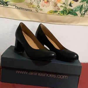 Black Anna  Airline Heels size 37 New never worn.